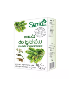 Nawóz do iglaków przeciw brązowieniu igieł Sumin 1kg
