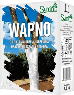 WAPNO do bielenia drzew i krzewów oraz odkwaszania podłoża Sumin 0,8kg