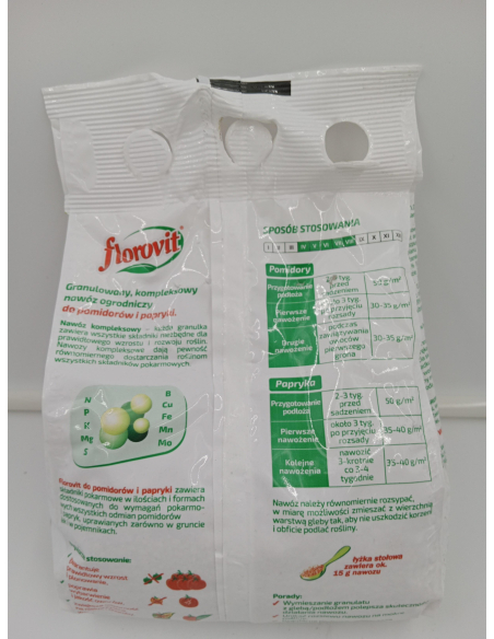 Nawóz do pomidorów i papryki - FLOROVIT 1 kg (wore