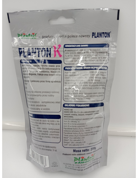 Nawóz do pelargonii i innych- saszetka 250g