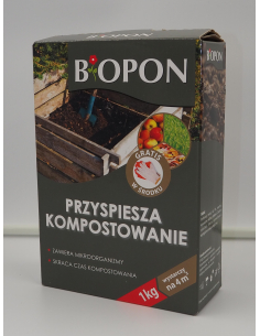 Preparat do kompostowania "Przyspiesza kompostowanie'' - BIOPON 1kg