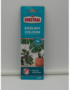 Pałeczki nawozowe 'ROŚLINY ZIELONE' - SUBSTRAL 30s