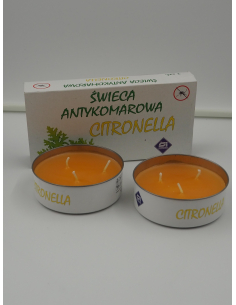 Świeca antykomarowa "Citronella" 2 szt