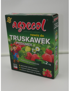 Nawóz do truskawek i poziomek 'Nawozy premium' - AGRECOL 1,2kg