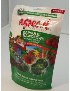 Kapsułki nawozowe do pomidorów i papryk 14 szt - AGRECOL 210g