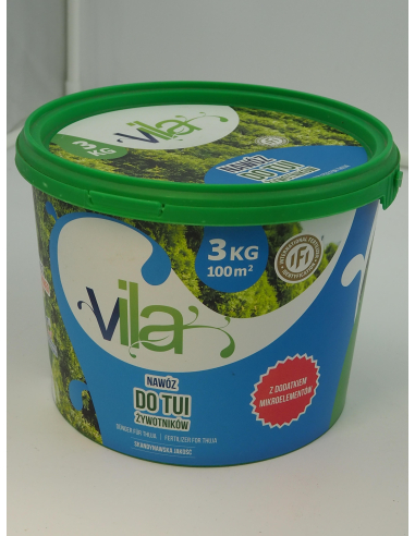 Nawóz do tui 'żywotników' - VILA 3kg wiaderko