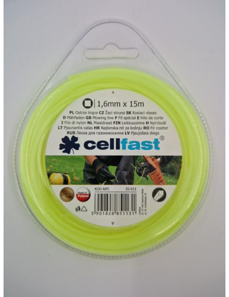 Ostrze tnące do podkaszarki 1,6mm/15m CELLFAST