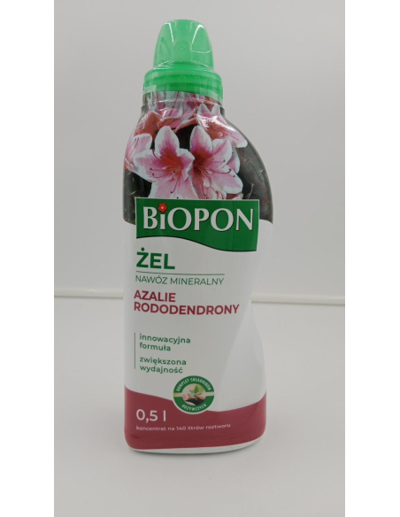 Żel nawóz mineralny do azalii i rododendronów - BIOPON 0,5 ml