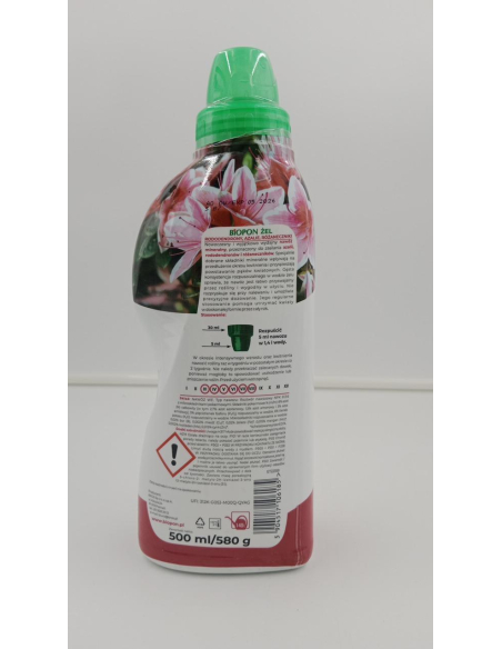 Żel nawóz mineralny do azalii i rododendronów - BIOPON 0,5 ml