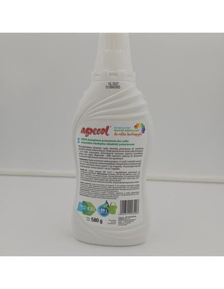 Nawóz mineralny do roslin kwitnących w domu i na balkonie - AGRECOL 0,5l