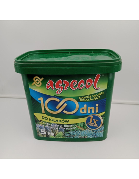 Nawóz do iglaków oraz innych drzew i krzewów ozdobnych '100 dni' - AGRECOL 5 kg