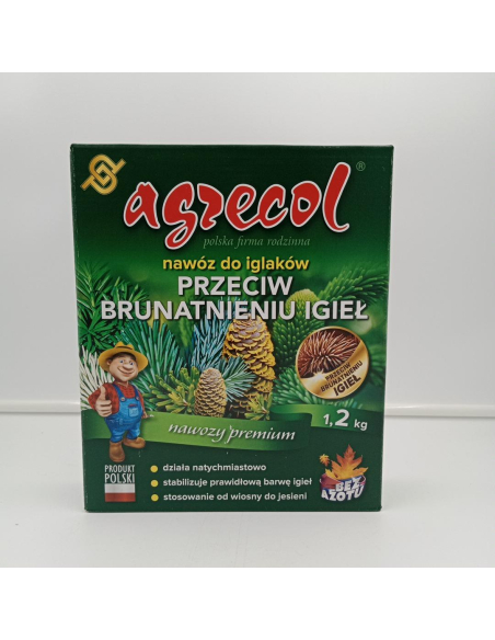 Nawóz przeciw brunatnieniu igieł - AGRECOL 1,2 kg