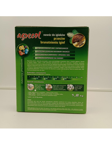Nawóz przeciw brunatnieniu igieł - AGRECOL 1,2 kg
