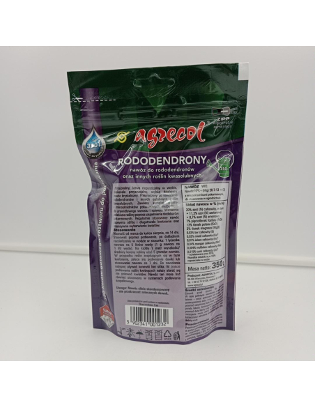 Nawóz do rododendronów oraz innych roslin kwaśnolubnych - AGRECOL 350g