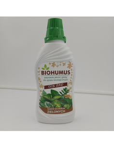 Nawóz do roslin zielonych 'BIOHUMUS 100% EKO' - AGRECOL 0,5l