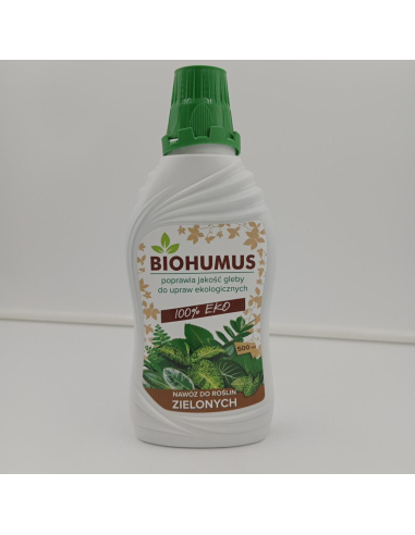 Nawóz do roslin zielonych 'BIOHUMUS 100% EKO' - AGRECOL 0,5l