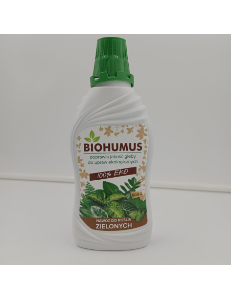 Nawóz do roslin zielonych 'BIOHUMUS 100% EKO' - AGRECOL 0,5l