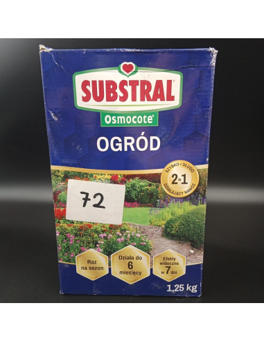 Szybko i długodziałający nawóz do Roślin Ogrodowych- SUBSTRAL Osmocote 1,25 kg
