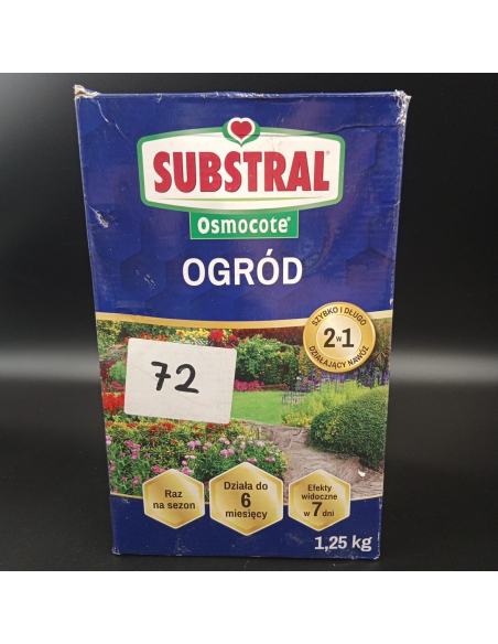 Szybko i długodziałający nawóz do Roślin Ogrodowych- SUBSTRAL Osmocote 1,25 kg