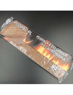 Podpałka rozpałka do grilla i kominków 40 kostek