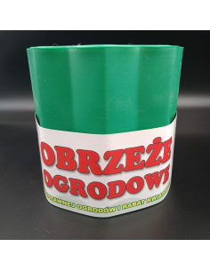 Obrzeże ogrodowe tworzywo sztuczne 900 cm x 15 cm zielony