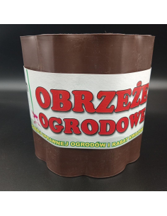 Obrzeże ogrodowe proste 15 cm x 9 m - TOMAR- elastyczne ogrodzenie
