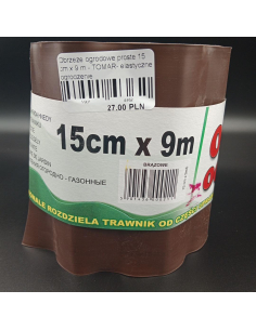 Obrzeże ogrodowe proste 15 cm x 9 m - TOMAR- elastyczne ogrodzenie 2