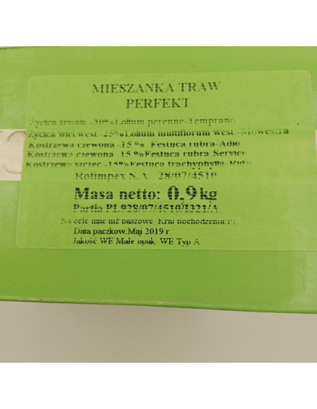 Mieszanka traw Perfekt 0,9kg - karton