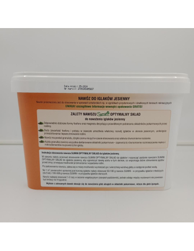 Nawóz do iglaków jesienny 5kg - Sumin
