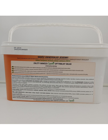 Nawóz uniwersalny jesienny 10kg- Sumin