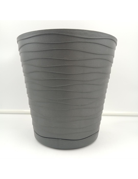 Doniczka Tedi czarny 21 DON PLAST