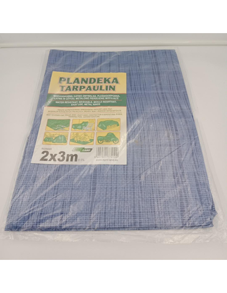Plandeka Niebieska 2x3 Wzmacniana