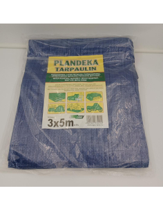 Plandeka 3x5m 70g Niebieska