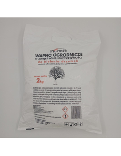 Wapno ogrodnicze o zwiększonej przyczepności do bielenia drzewek - FLORMIX 2kg