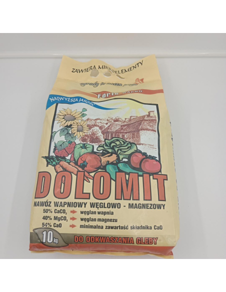 Nawóz wapniowy weglowy- magnezowy - DOLOMIT 10kg