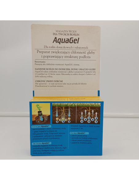AquaGel - Preparat zwiększający chłonność gleby  60g